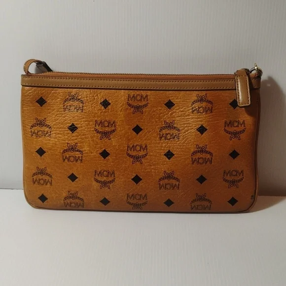 MCM Visetos Pouch/Shoulder Bag Vintage But Good Condition Overall - Picture 3 of 11